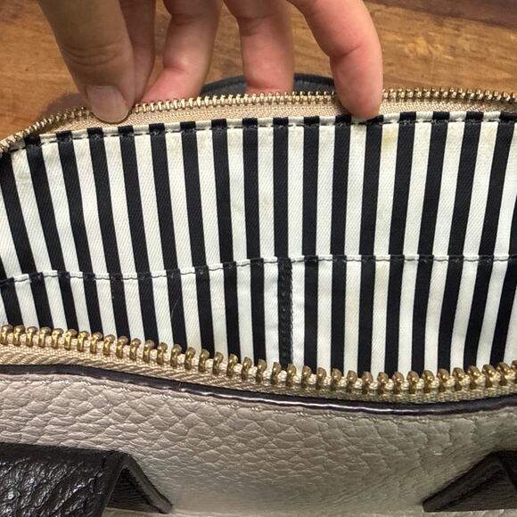 Kate Spade Black and Cream Satchel - Picture 14 of 16